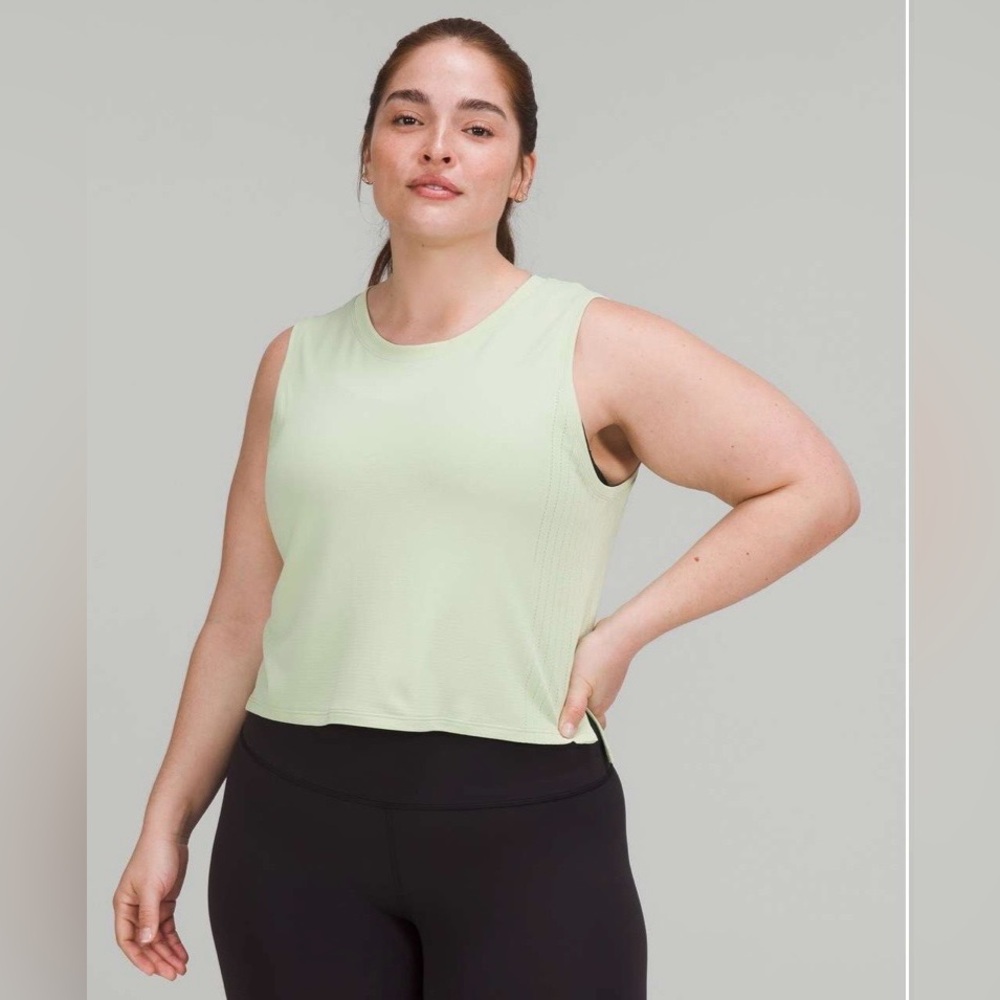 Lululemon Train to Be Tank Top, Creamy Mint, 8